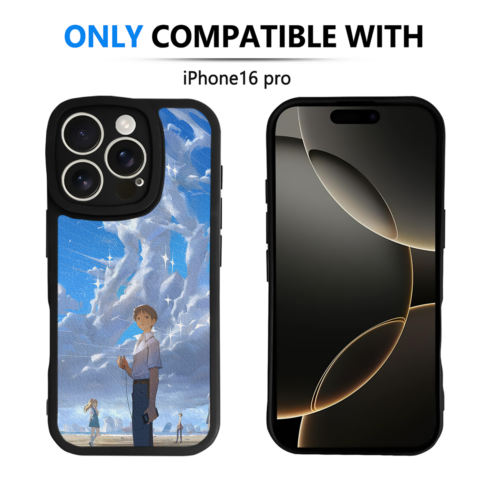 （画像用） EVA 新世紀エヴァンゲリオン 【iPhone 16シリーズ対応】シリコンスマホケース（レザー調） 材質：シリコン
